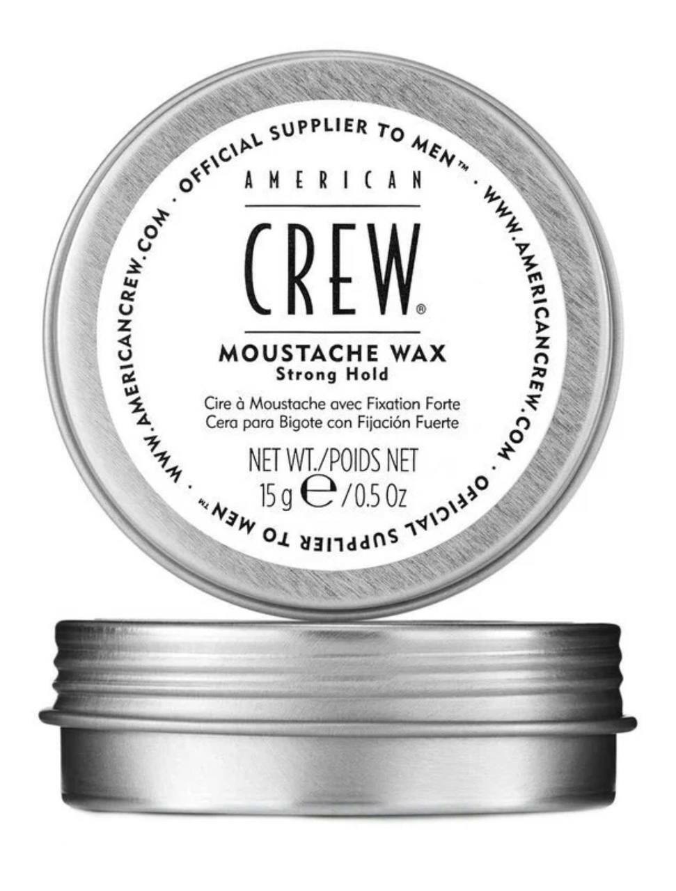 Стойкий воск для усов сильной фиксации для укладки и питания волос на лице 15 г. Стойкий воск для усов сильной фиксации для укладки и питания волос на лице 15 г.