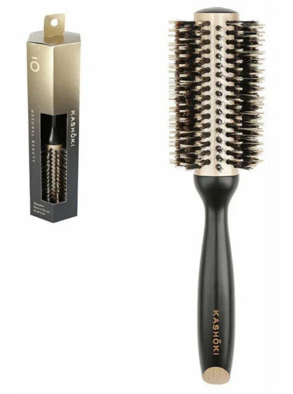KASHOKI Моделирующая электрощетка для волос Natural Beauty Ø 28 mm Деревянный. KASHOKI Моделирующая электрощетка для волос Natural Beauty Ø 28 mm Деревянный.