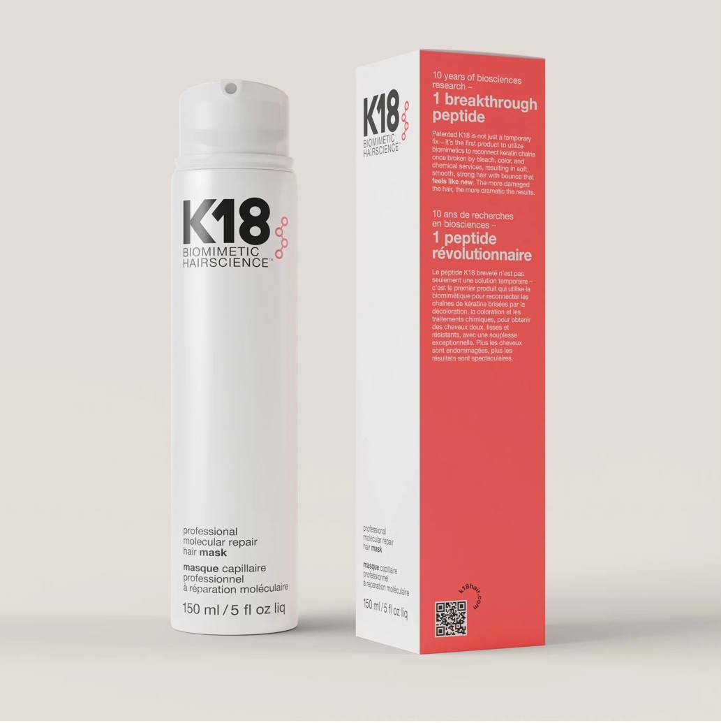 K-18 профессиональная маска для молекулярного восстановления волос,150 МЛ. K-18 профессиональная маска для молекулярного восстановления волос,150 МЛ.