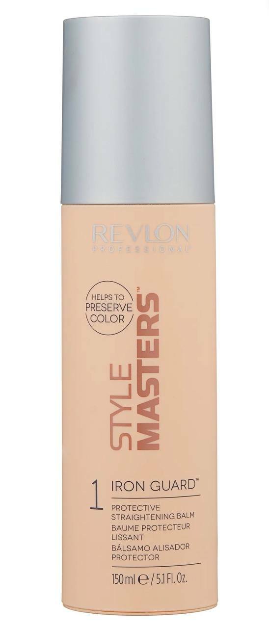 Revlon Professional Style Masters Smooth термозащитный бальзам Iron Guard, слабая фиксация, 150 мл. Revlon Professional Style Masters Smooth термозащитный бальзам Iron Guard, слабая фиксация, 150 мл.