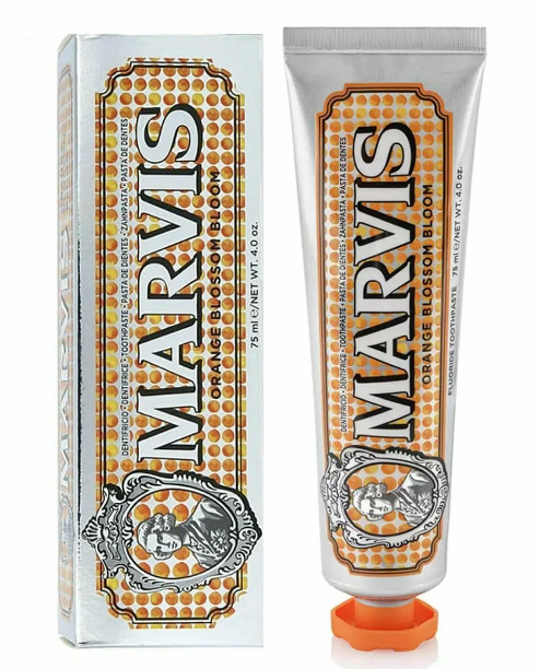 Зубная паста Marvis Orange Blossom Bloom Цветки Апельсина, 75 мл Зубная паста Marvis Orange Blossom Bloom Цветки Апельсина, 75 мл