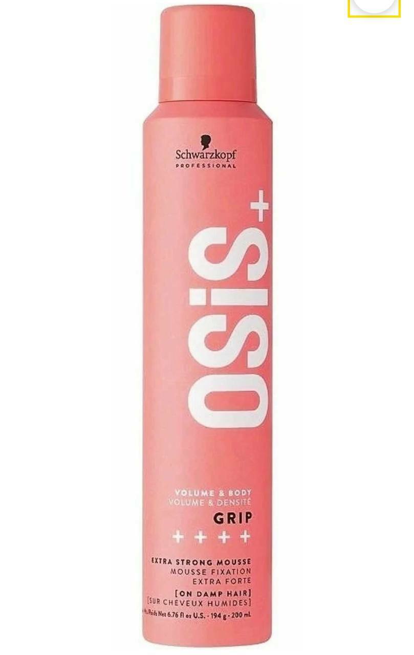 Schwarzkopf Мусс для волос сверхсильной фиксации Osis+ Grip, 200 мл. Schwarzkopf Мусс для волос сверхсильной фиксации Osis+ Grip, 200 мл.