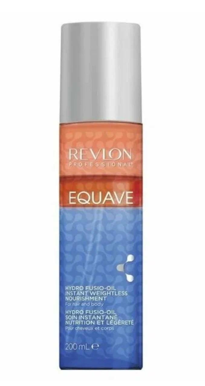 REVLON, Кондиционер 3-х фазный для волос и тела, EQUAVE HYDRO FUSIO-OIL INSTANT WEIGHTLESS NOURISHMENT FOR HAIR AND BODY, 200 мл. REVLON, Кондиционер 3-х фазный для волос и тела, EQUAVE HYDRO FUSIO-OIL INSTANT WEIGHTLESS NOURISHMENT FOR HAIR AND BODY, 200 мл.