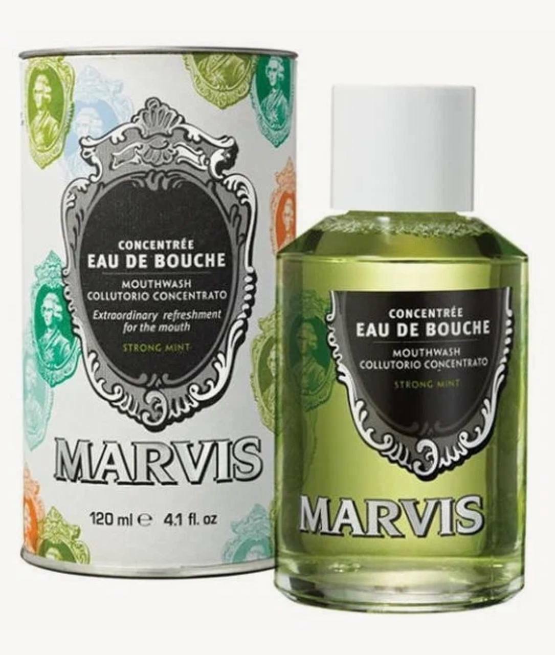 Marvis ополаскиватель Strong Mint, 120 мл. Marvis ополаскиватель Strong Mint, 120 мл.