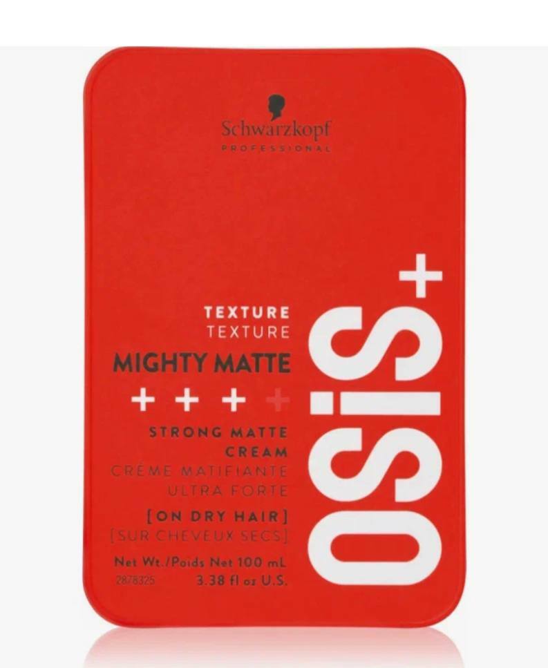 Schwarzkopf Professional Osis+ Mighty Matte - матирующий крем для волос / 100 ml. Schwarzkopf Professional Osis+ Mighty Matte - матирующий крем для волос / 100 ml.